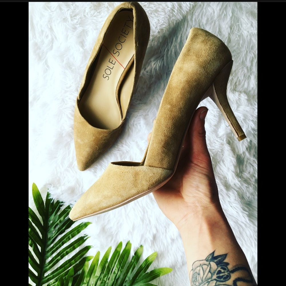 Sole Society | ‘Saree’ Suede Heels